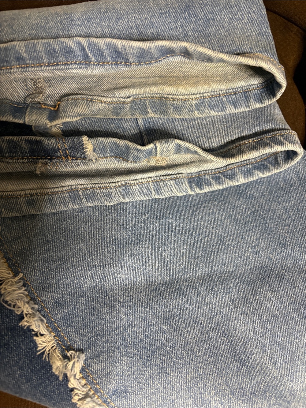 Ashley Stewart two-tone flare jeans - Picture 5 of 5
